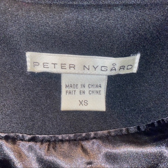 Women’s Peter Nyguard 100% soft leather crop jacket sz XS #A2 - Picture 4 of 5